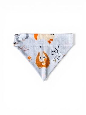 Handmade Guinea Pig Pet Bandana Cute Animal Print XS/S Collar Slide giftable